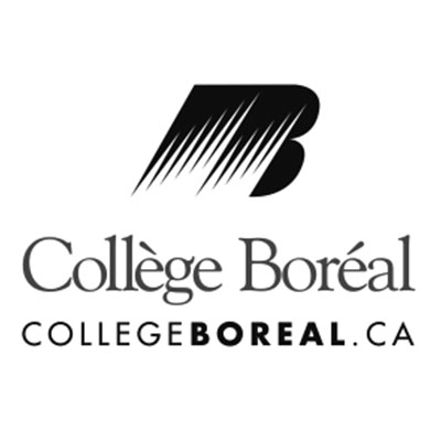 College Boreal Logo Black and White